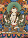 Chenrezig Thangka - Art Of Tibet