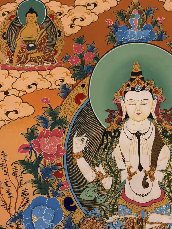 Chenrezig Thangka - Art Of Tibet