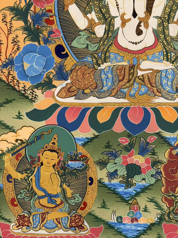 Chenrezig Thangka - Art Of Tibet