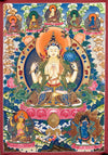 Chenrezig Thangka - Art Of Tibet