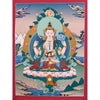 Chenrezig Thangka - Art Of Tibet