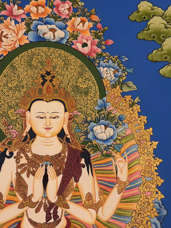 Chenrezig Thangka - Art Of Tibet