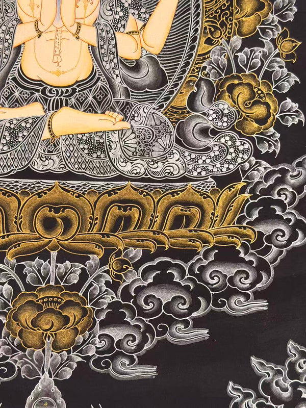 Chenrezig Thangka - Art Of Tibet