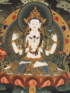 Chenrezig Thangka - Art Of Tibet