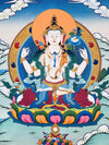 Chenrezig Thangka - Art Of Tibet
