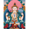 Chenrezig Thangka Painting - Art Of Tibet