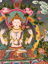 Chenrezig Thangka Painting - Art Of Tibet