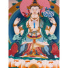 Chenrezig Thangka Painting - Art Of Tibet