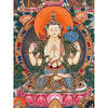 Chenrezig Thangka Painting - Art Of Tibet