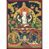 Chenrezig Thangka Painting - Art Of Tibet
