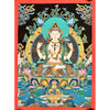 Chenrezig Thangka Painting - Art Of Tibet