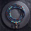 Chrysocolla Tranquility Mala - Art Of Tibet