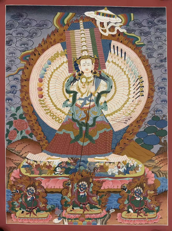 Dhukkar Masterpiece Thangka - Art Of Tibet
