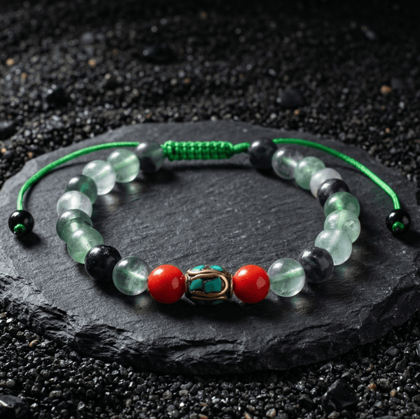 Fluorite Emotion Stabalizer Bracelet - Art Of Tibet