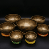 Full Mantra Chakra Notes Sets of Seven Singing Bowl - Art Of Tibet
