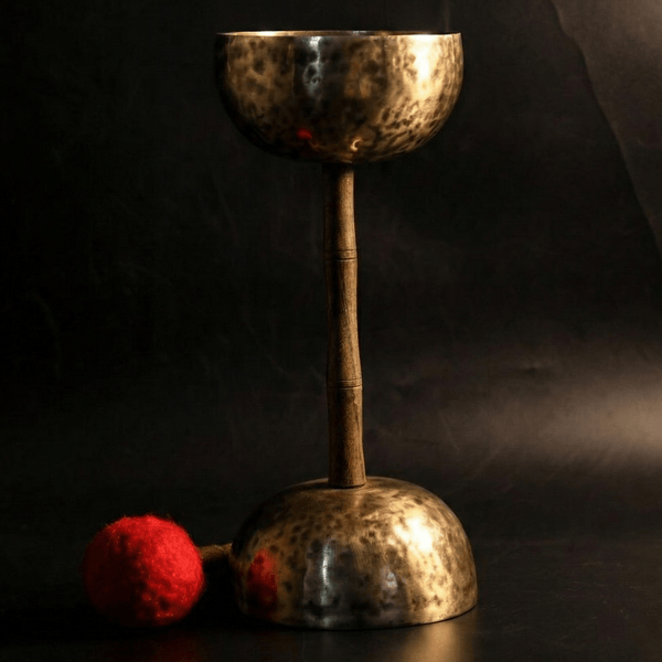 Full Moon Double Bowl Singing Bowl - Art Of Tibet