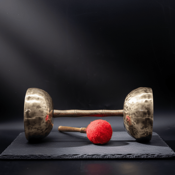 Full Moon Double Bowl Singing Bowl - Art Of Tibet
