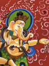 Ganesh Thangka Painting - Art Of Tibet