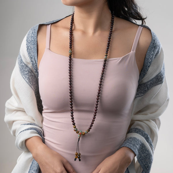 Garnet Manifestation Mala - Art Of Tibet