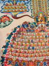 Gelugpa Lineage Refuge Tree Large Thangka - Art Of Tibet