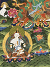 Green Tara Large Thangka - Art Of Tibet