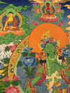 Green Tara Large Thangka - Art Of Tibet