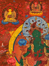 Green Tara Large Thangka - Art Of Tibet