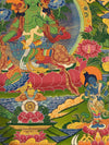 Green Tara Large Thangka - Art Of Tibet