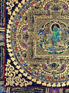 Green Tara Mandala Thangka - Art Of Tibet