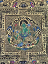 Green Tara Mandala Thangka - Art Of Tibet