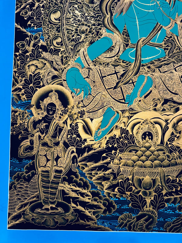 Green Tara Thangka - Art Of Tibet