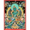 Green Tara Thangka - Art Of Tibet
