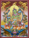 Green Tara Thangka - Art Of Tibet