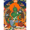 Green Tara Thangka - Art Of Tibet