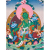 Green Tara Thangka - Art Of Tibet