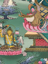 Green Tara Thangka - Art Of Tibet
