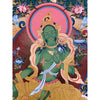 Green Tara Thangka - Art Of Tibet