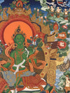 Green Tara Thangka - Art Of Tibet