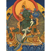 Green Tara Thangka - Art Of Tibet