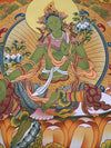 Green Tara Thangka - Art Of Tibet