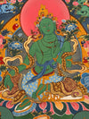 Green Tara Thangka - Art Of Tibet