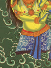 Green Tara Thangka - Art Of Tibet