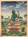 Green Tara Thangka - Art Of Tibet