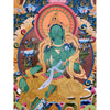 Green Tara Thangka - Art Of Tibet
