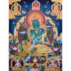 Green Tara Thangka - Art Of Tibet