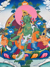 Green Tara Thangka - Art Of Tibet