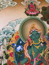 Green Tara Thangka - Art Of Tibet