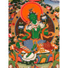 Green Tara Thangka - Art Of Tibet