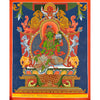 Green Tara Thangka - Art Of Tibet