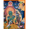 Green Tara Thangka - Art Of Tibet